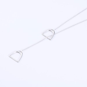 <span class=keywords><strong>Collana</strong></span> con Ciondolo a Staffa in Acciaio Inossidabile <span class=keywords><strong>Argento</strong></span> e Oro, Gioielli Ippici di Alta Qualità per Donna, Collezione 2025 - Product Image 5