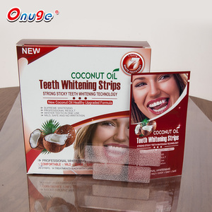 Productos para el cuidado bucal más vendidos en Europa aceite de coco añadido 6% HP tiras secas para Blanqueamiento Dental Etiqueta Privada - Product Image 5