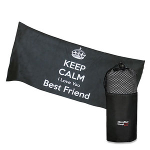 Nhanh khô sợi nhỏ tùy chỉnh in thực hiện quảng cáo Slogan khăn - Product Image 1