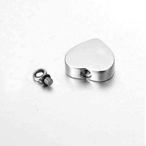 Sempre nel mio pensiero, per sempre nel mio cuore: Ciondolo urna commemorativa in acciaio inossidabile per ceneri umane o di animali domestici, gioiello commemorativo, collana. - Product Image 3