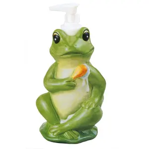 2024 Amazon Trend ing Products Handgemalte Custom Fancy Funny Frog Cartoon Manueller Seifensp ender für Kinder Hände desinfektion mittel
