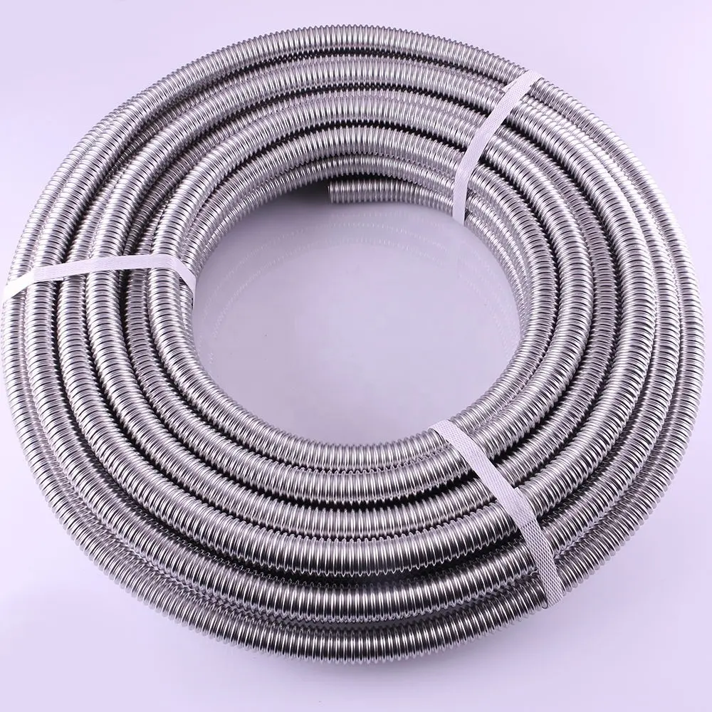 DN 25 flessibile anulare ondulato in acciaio inox flessibile metallico industriale di vuoto tubi