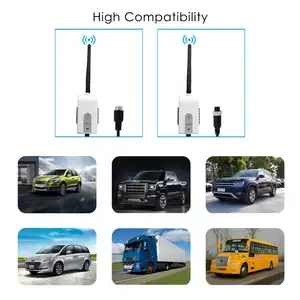 4 PIN 2.4g Wireless 200mw Enhanced Car Camera Video Transmitter And Receiver For GPS Navigator