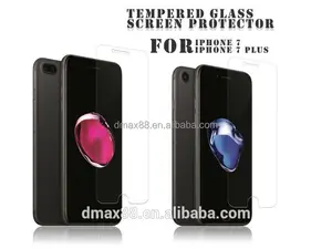 Vendita calda Anti Scratch premium i7 temperato film glass screen protector per iphone7/7 plus