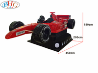 Simulador de Carreras de Coches F1 VR Dinámico para Interiores, Equipo de Movimiento de 6 Grados de Libertad para Parques de Atracciones, Género MR Dinámico