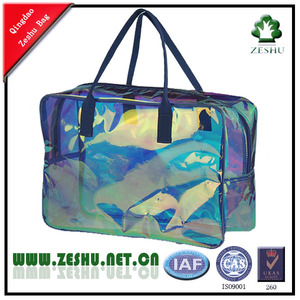 Bolso de la playa del fashional pvc 2014 el más nuevo estilo bolso claro playa - Product Image 1