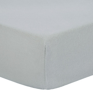 Color Gris bebé 100% algodón <span class=keywords><strong>franela</strong></span> equipado sábana de <span class=keywords><strong>cuna</strong></span> - Product Image 1