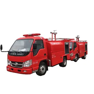 2021 nuovo design 2000L FOTON piccola acqua camion dei pompieri mini carrello di irrigazione