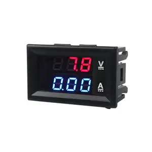 DC 100 V 10A Pengukur Tegangan Volt Pengukur Amper Biru + Merah LED AMP Dual Digital Volt Meter Alat Ukur