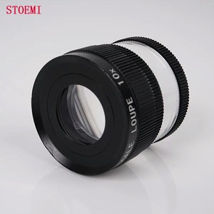 STOEMI 8014 10X Bureauvergrootglas met 4 glazen schaalverdelers, optische glazen lenzen, 3 jaar garantie - Product Image 2