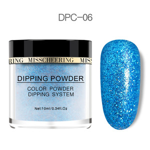 En gros couleur régulière paillettes décoration d'ongle et extension paillettes ongle acrylique plongeant la poudre - Product Image 1