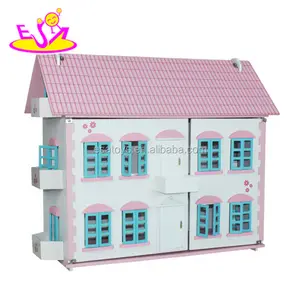 Klassieke Ontwerp Bab Meubels Speelgoed Houten Poppenhuis Met Hoge Kwaliteit W06A030