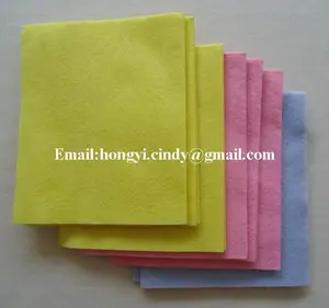 Viscose / Polyester super water and oil absorbent nonwoven fabric viscose napkin cloth