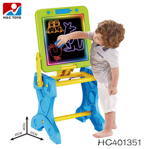 Juguetes Educativos de Plástico para Niños, Pizarra Magnética de Doble Cara con Soporte - Product Image 6