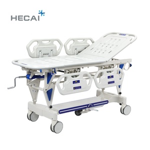 Chariot de lit d'<span class=keywords><strong>ambulance</strong></span> d'urgence de transport de grande classe chariot de civière de transfert de patient médical d'hôpital prix d'usine - Product Image 3