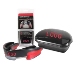 Gel Chuyên Nghiệp Boxing Gum Shield & Bảo Vệ Miệng MMA Rugby Phát Ngôn Răng Bảo Vệ