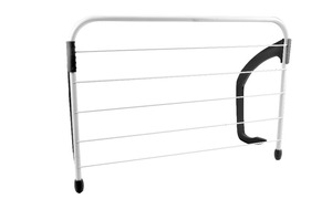 5 Bar Deluxe Radiatore Towel Hanger Pieghevole Asciugamano Asciugare I Vestiti Cremagliera Airer - Product Image 3