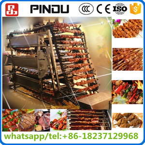 Sans fumée automatique viande de poisson viande légumes barbecue shish <span class=keywords><strong>kebab</strong></span> shawarma grill machine pour vente au sri lanka - Product Image 3