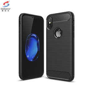 Tpu Cassa Del Telefono Delle Cellule Per Il <span class=keywords><strong>Iphone</strong></span> <span class=keywords><strong>X</strong></span> 8 Plus 7 Plus, per <span class=keywords><strong>Iphone</strong></span> <span class=keywords><strong>X</strong></span> Cassa Della Fibra Del Carbonio Red Antiurto - Product Image 4