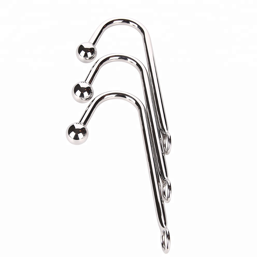 Metal Anal Hook - Curved Anal Sex Toy for Gay Pleasure Metal Anal Hook - Curved Anal Sex Toy for Gay Pleasure