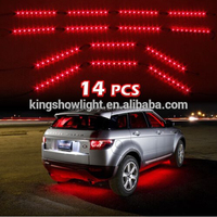 Juego de luces de bajo el cuerpo para coche, accesorios de coche, Kit de luces Led que brillan debajo del cuerpo, 14 Uds.