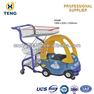 ki00b de colores de metal supermercado carrito de la compra para el cabrito - Product Image 1