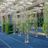 Anak-anak Hiburan Lembut Bermain Indoor Playground Klub Kebugaran Gym Park Spartan Amerika Parkour Ninja Prajurit Rintangan