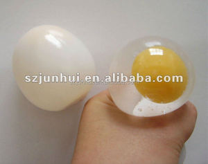 Yumurta şekli şeffaf otomat sürpriz yumurta yapışkan oyuncaklar - Product Image 2