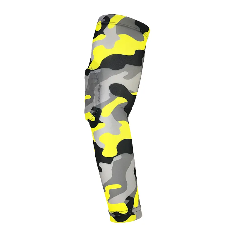 HYL-5905 sun protective camo honeycomb crashproof cooling arm sleeve for fishing