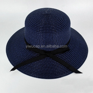 Señoras de ala ancha de paja playa sombrero de sol - Product Image 2