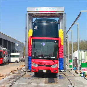 10kw automatic bus washing machine with three big brushes