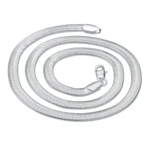 925 Sterling Silver snake link chains 20 inch smooth link Chain , Fashion Silver Necklace