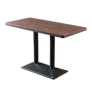 새로운 디자인 도매 테이블 의자 세트 나무 레스토랑 테이블