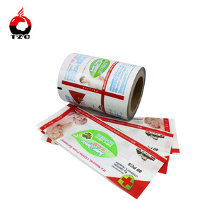 Rotoli di Film <span class=keywords><strong>per</strong></span> <span class=keywords><strong>Imballaggio</strong></span> di Salviette Umidificate, OPP Opaco/LDPE Bianco - Product Image 3