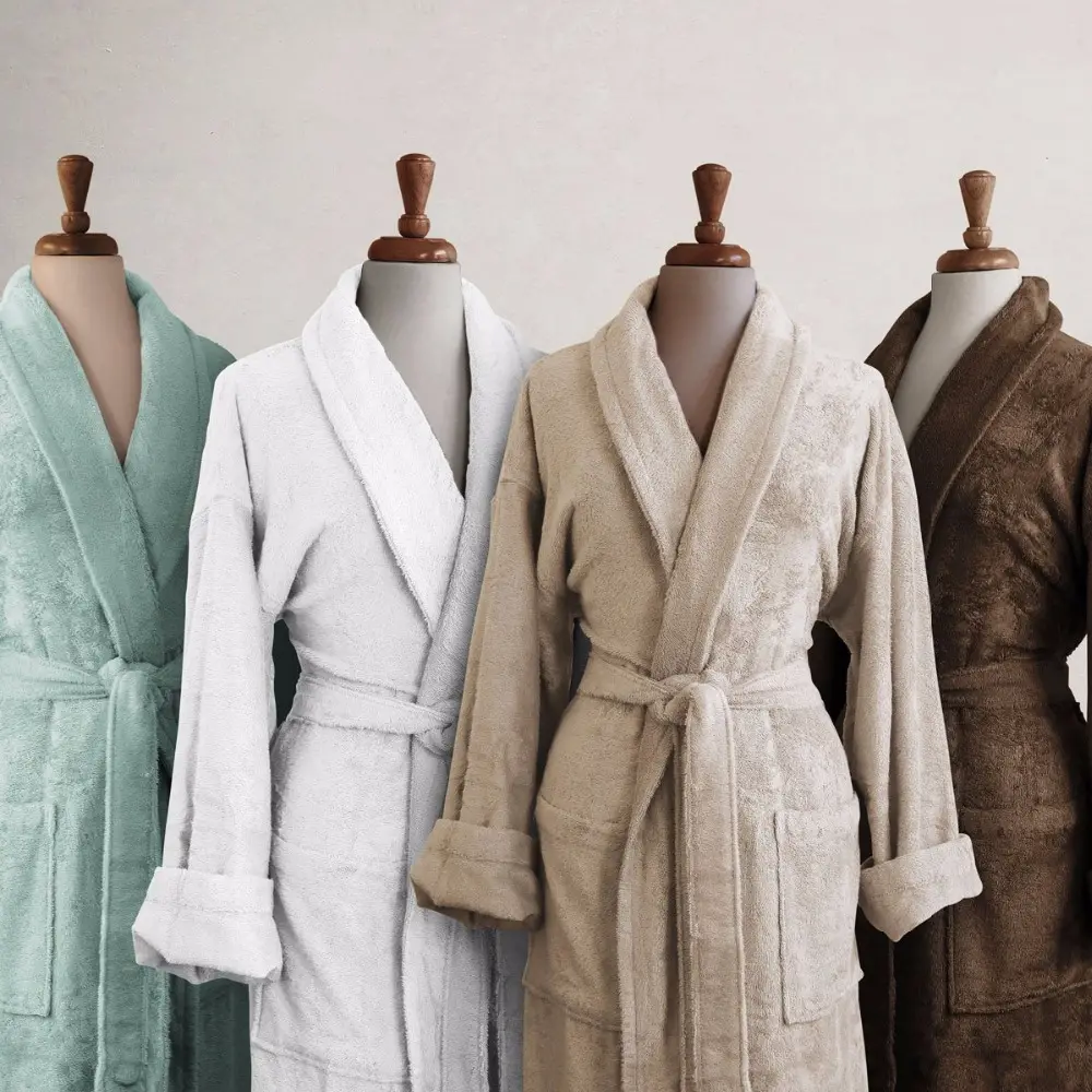 spa salon beauty hotel bathrobe cotton unisex bathrobe