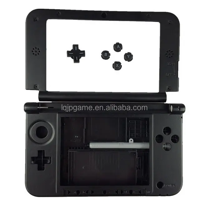 LQJP Gehäuse für 3ds xl Konsole Voll gehäuse Shell Case für Nintendo 3ds Original neue OEM schwarz blau silber rot Farbe