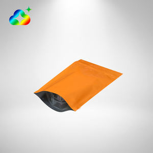 Logo boyutu özel baskılı koku geçirmez geri dönüşümlü ambalaj poşetleri gıda aperatif sıvı için fermuar ile şeffaf plastik dik duran poşetler - Product Image 6