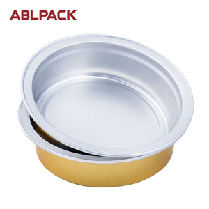 ABLPACK lamina <span class=keywords><strong>di</strong></span> <span class=keywords><strong>alluminio</strong></span> usa e getta Mini piastre 35ml 1.2oz barattolo <span class=keywords><strong>di</strong></span> salsa d'oro sigillante foglio <span class=keywords><strong>di</strong></span> <span class=keywords><strong>alluminio</strong></span> contenitore torta tazza con coperchio in <span class=keywords><strong>alluminio</strong></span> - Product Image 2