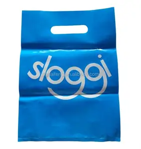 Die cut plastic bag print customer logo