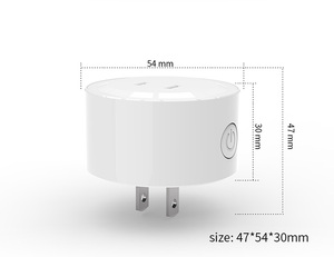Prise de courant intelligente prise <span class=keywords><strong>Japon</strong></span> Type Prise WiFi Intelligente Tuya APPLICATION Prise Murale JP - Product Image 1