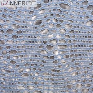 Polyester Jacquard Mesh <b>Fabric</b> in Spandex/<b>Nylon</b> Lurex Silver Glitter Weft Knit Stretch Garment <b>Fabric</b> - Product Image 2