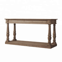 Table d'appoint/console de Style minimaliste en bois massif sur mesure directement de l'usine pour meubles de maison de salon