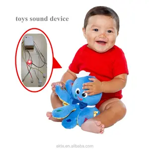 Gravador de brinquedos de pelúcia por atacado, voz personalizada em massa, caixa de boneca pré-gravação