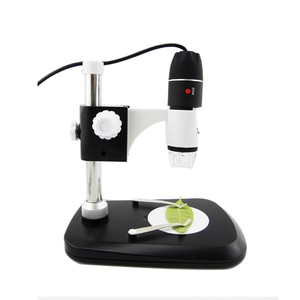 <span class=keywords><strong>Microscope</strong></span> numérique USB USB portable, Loupes 2mp avec caméra vidéo 8 LED loupe électronique noir avec support, 50X ~ 500X - Product Image 1