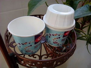 Mcdonald Mc ráfaga vasos de papel con tapa y cuchara - Product Image 2