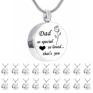 Papá mamá tan especial que tanto <span class=keywords><strong>la</strong></span> amaba. <span class=keywords><strong>Eso</strong></span> es. Urna de cremación redonda de <span class=keywords><strong>la</strong></span> flor Memorial Kit de joyería y relleno - Product Image 1