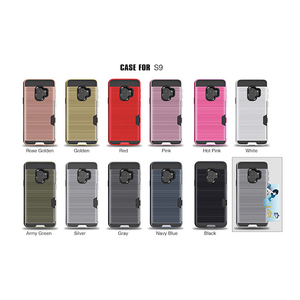Hybride tpu pc fil dessin titulaire de la carte Cas de téléphone pour iphone 8 - Product Image 3