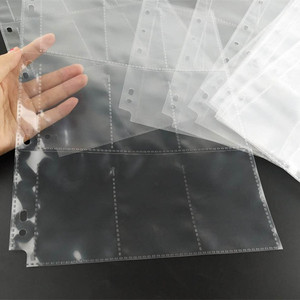 Protections de pages pour cartes à collectionner en PP à chargement par le haut, 9 pochettes, pour album de cartes de jeu - Product Image 3