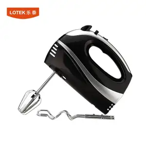 Electric Hand Mixer Egg Beater Design High Quality 5 Speeds Plastic New Dough Hook,flat Beater Beater Ejector Button Hand Held