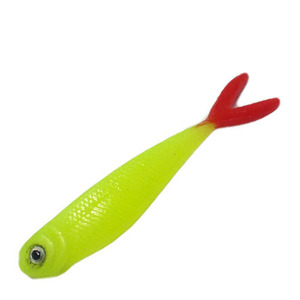 WZ SS-R 5 "di vendita calda artificiale morbido esca di pesce con coda a forma di v di vendita calda a mano esca morbida - Product Image 5